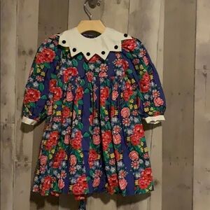 Cary San Francisco Vintage Floral Print Dress 2t